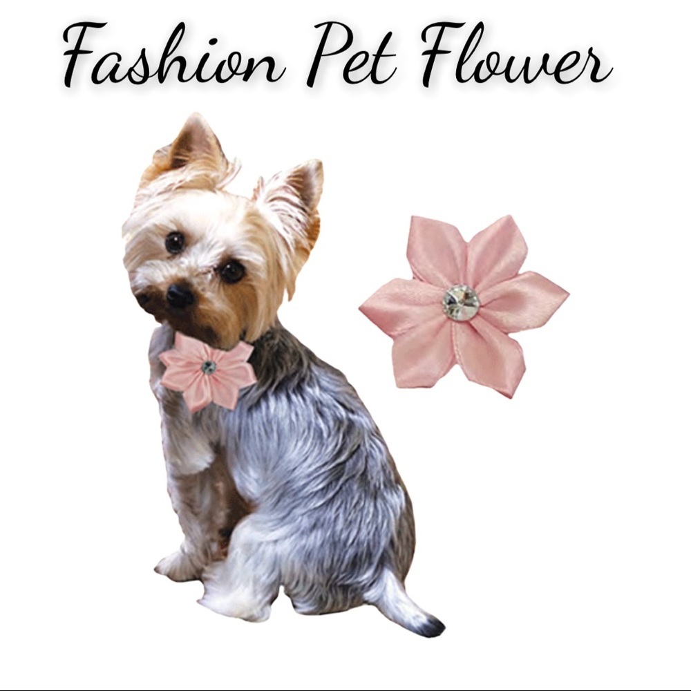 NWT FASHION PET Flower Pink M/L